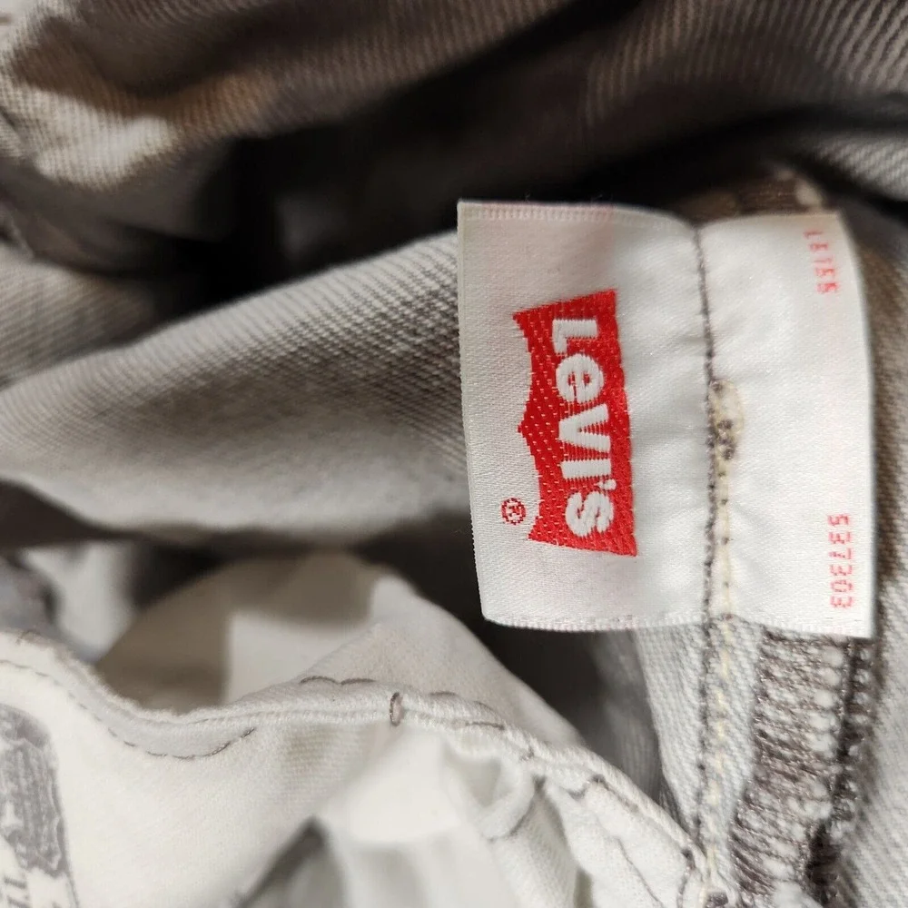 Levi's 501XX Jeans Men's 34X29 (Tag‎ 36X30) Straight Fit Greystone Marble